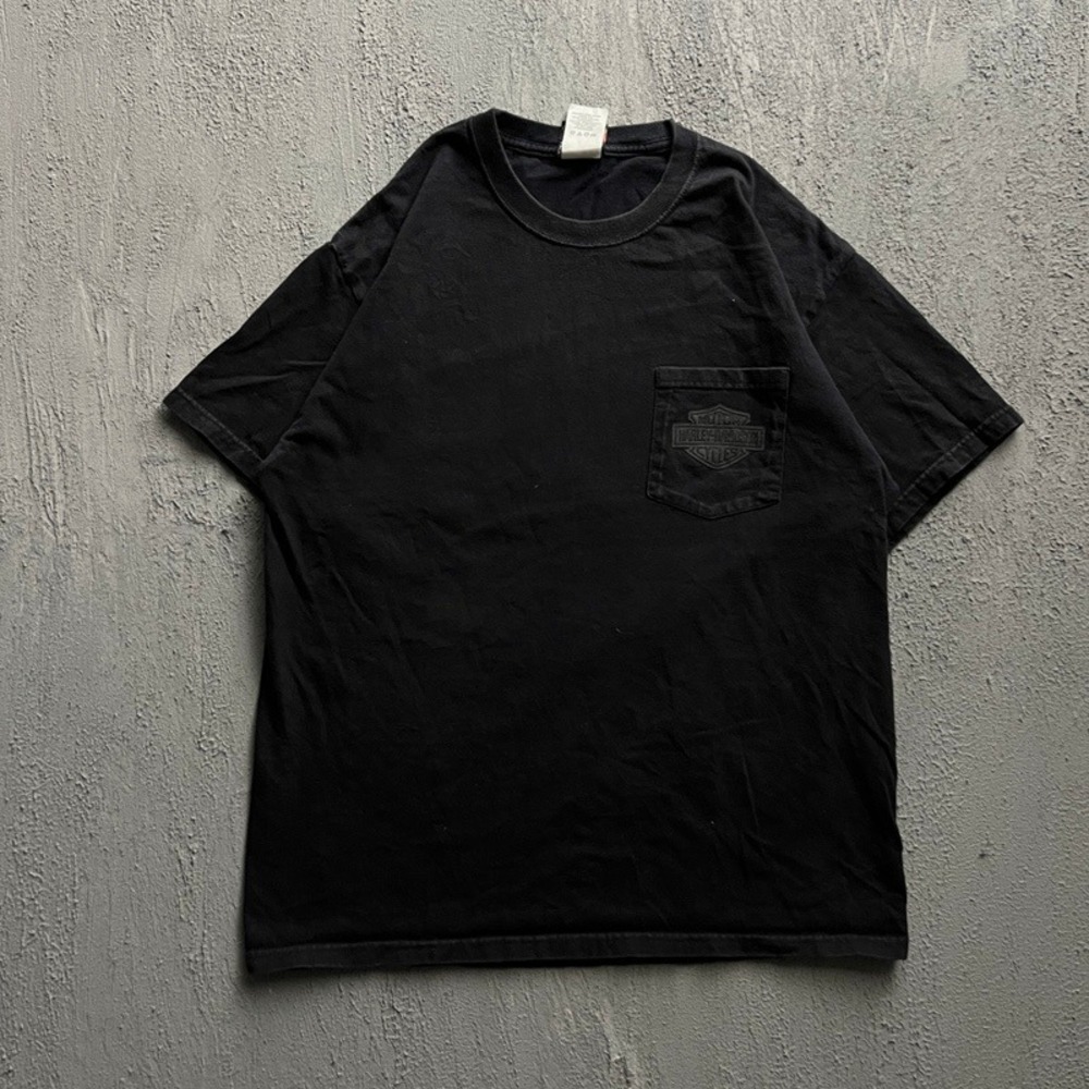 Vintage Harley Davidson Shirt Size Large Black 2010s Erie Pennsylvania